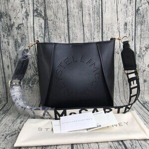 NWT Stella McCartney Logo Crossbody Bag Black